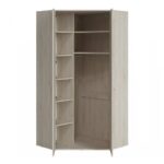 Велика кутова шафа в дитячу або підліткову кімнату | Denim DEIS05 Шафа кутова 2D