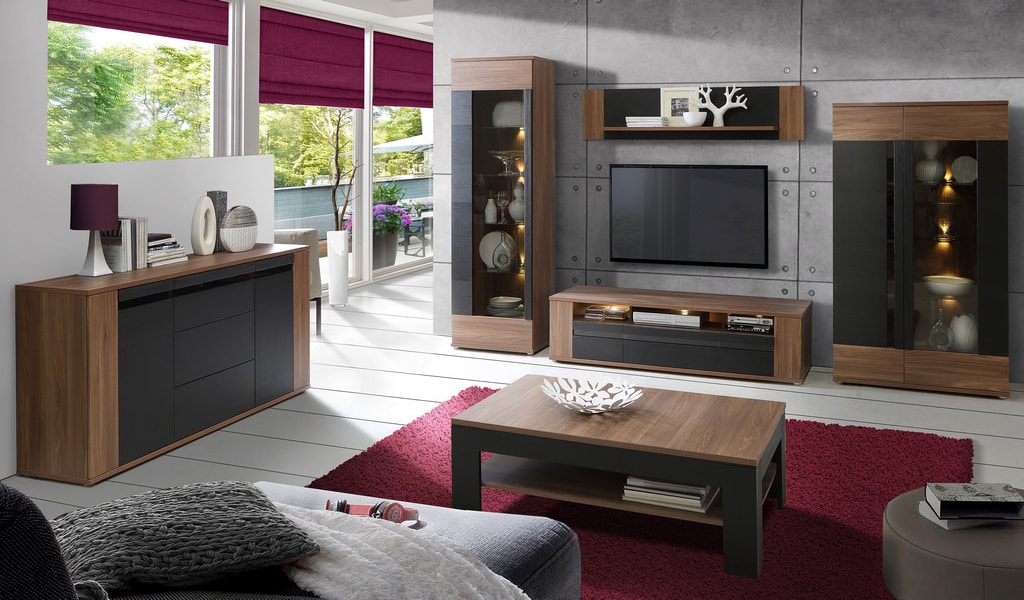 Колекція меблів для вітальні Latina. Виробник - фабрика Forte Meble (Меблі Форте) Польща
