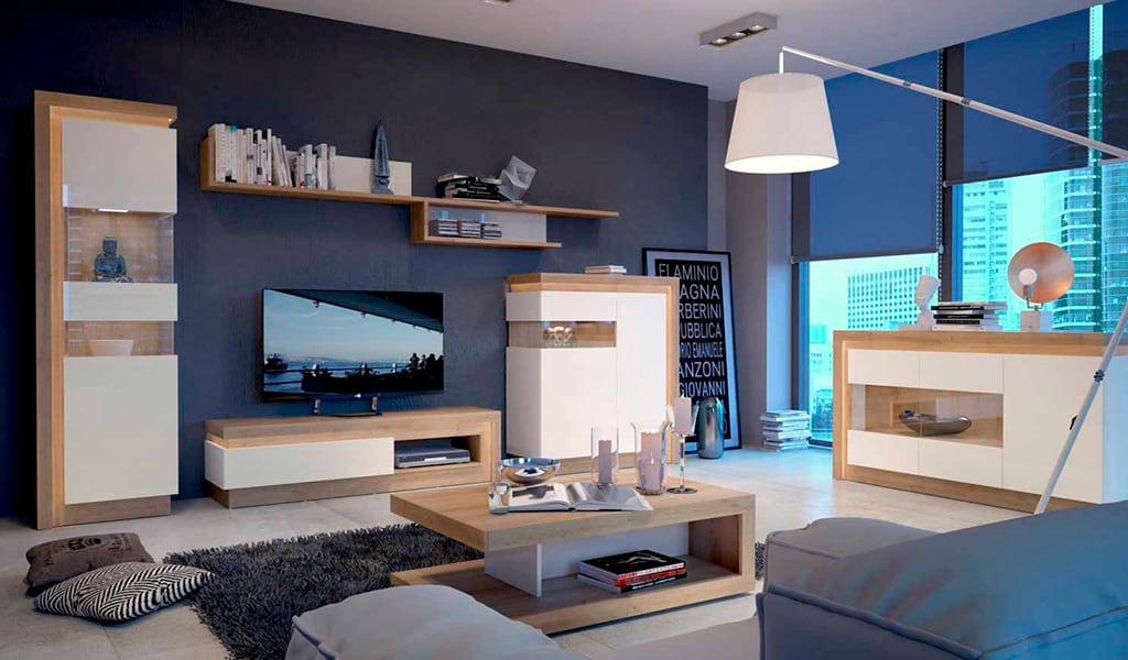 Колекція меблів для вітальні Lyon (Ліон) виробництва польської меблевої компанії MebleWojcik