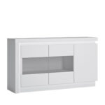 Lyon White LYOK02 Комод 3D купити в Україні. Меблі Войчик