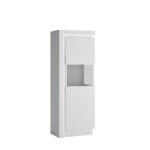 Lyon White LYOV01P Вітрина 1D права купити в Україні. Меблі Войчик