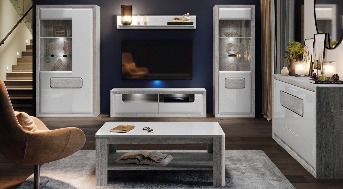 Вітальня Tomasso фото в інтер'єрі. Меблі Форте в Україні. Вітальня Томассо