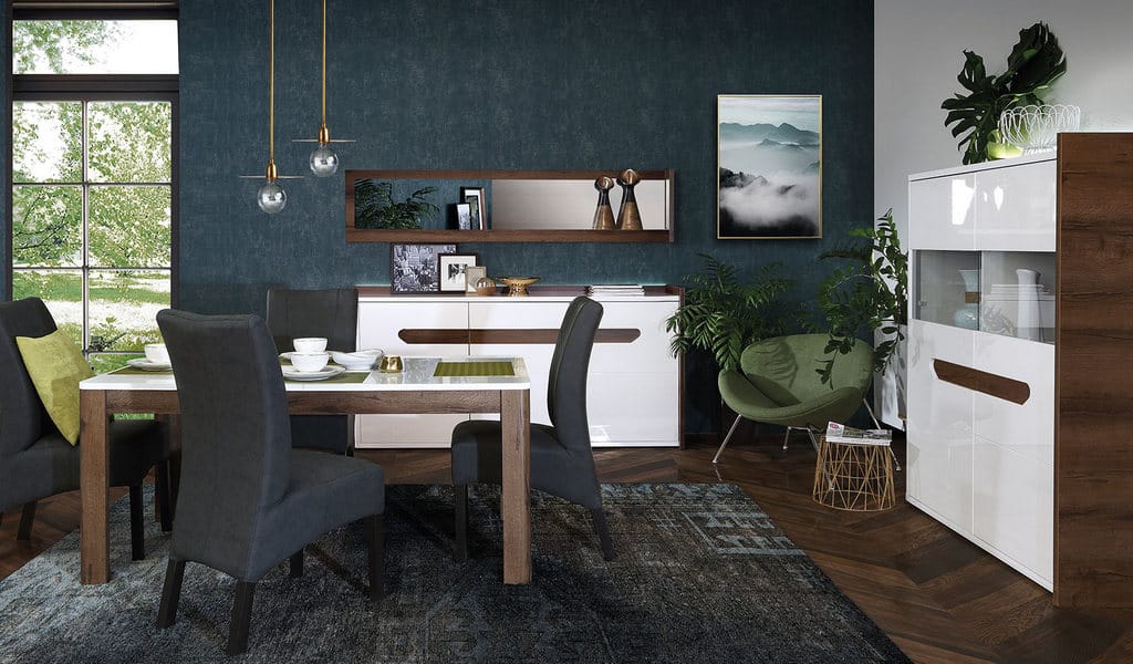 Колекція меблів у вітальню чи їдальню Urano. Виробник - фабрика Forte Meble (Меблі Форте) Польща